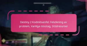 Destiny 2 Kodinlösenfel: Felsökning av problem, Vanliga misstag, Stödresurser