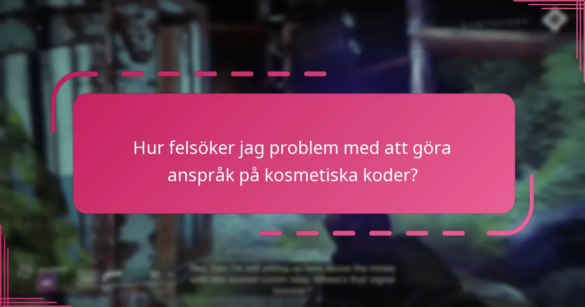 Hur gör jag för att lösa in Destiny 2 kosmetiska koder?