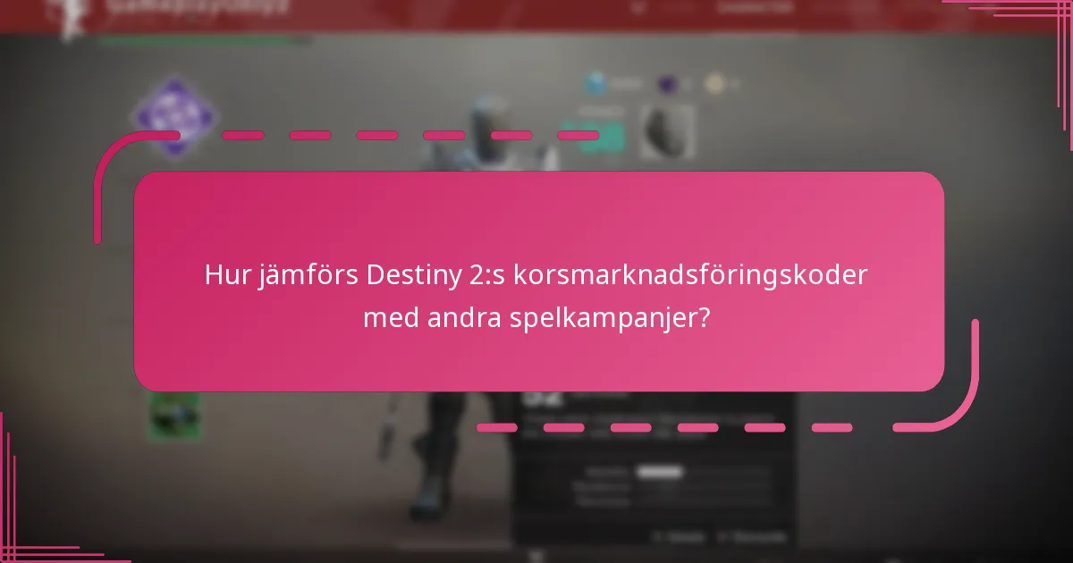 Vilka belöningar kan jag få från Destiny 2:s korsmarknadsföringskoder?